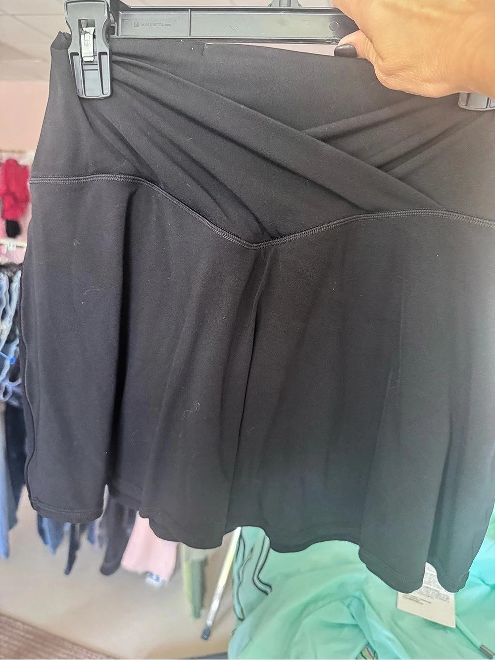 Offline by Aerie Mimi Black Athletic Skirt Like New
